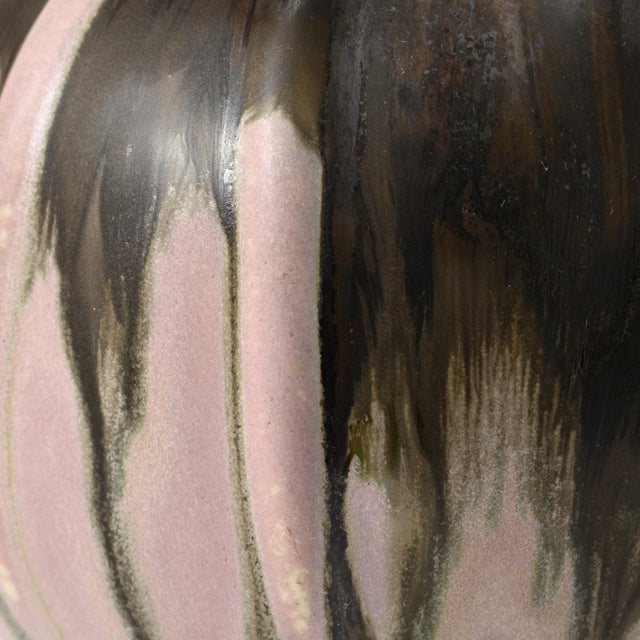 Gray French Drip Glaze Jug frpm Gilbert Metenier, 1920s For Sale - Image 8 of 13