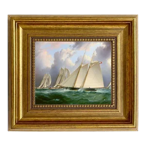 Hms Orion Oil on Canvas Reproduction Painting
