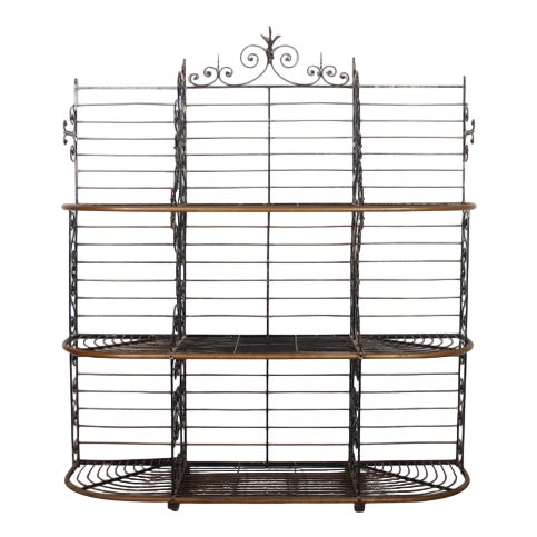 Antique French Patisserie Rack, 1800s For Sale