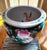 Another gem from my mom's home -- This fish bowl was purchased for our Southern California living room in the early 1960s....