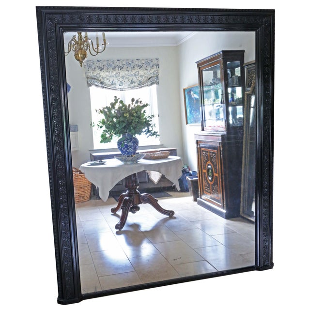 Full of authentic charm and character, this rare late 19th-century gilt overmantle mirror would make a beautiful statement...