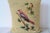 Vintage Needlepoint Accent Pillow With Bird Motif For Sale - Image 9 of 9