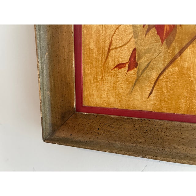Vintage Pheasant Framed Art Roger Tory Peterson Cottage English Study Decor For Sale - Image 9 of 18