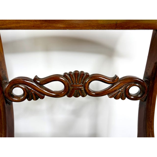 English Regency Mahogany Armchairs, England, 1840s, Set of 2 For Sale - Image 6 of 10