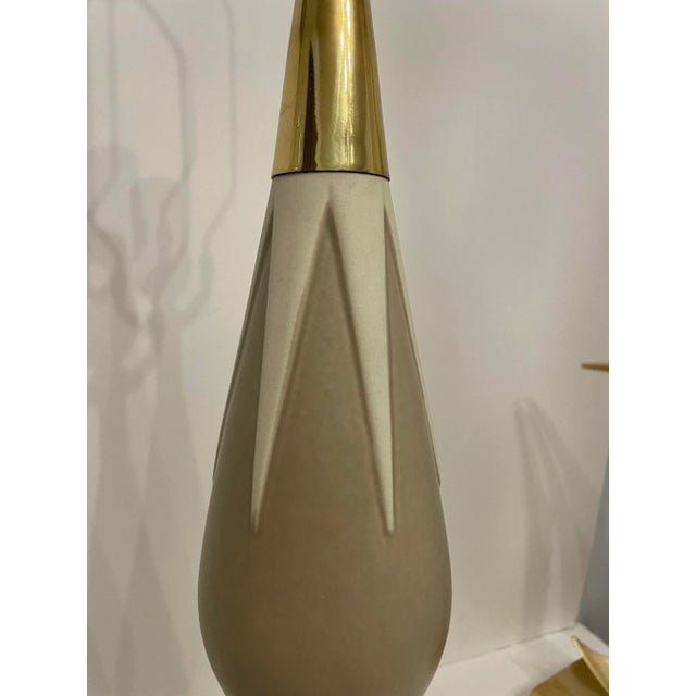 Mid Century Table Lamp by Gerald Thurston For Sale - Image 9 of 12