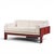 Mid-Century Modern Claudio Salocchi for Sormani Mid Century Rosewood and Bouclé Settee Sofa For Sale - Image 3 of 9