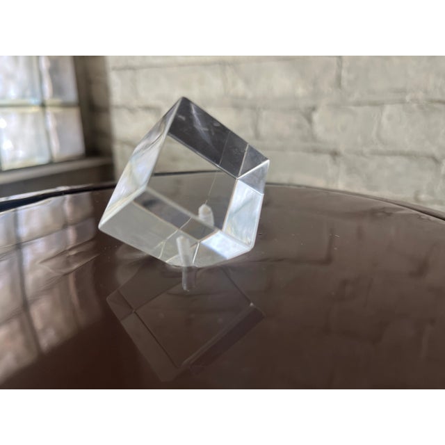 1970s 1970s Postmodern Brown Lucite Ice Bucket For Sale - Image 5 of 12