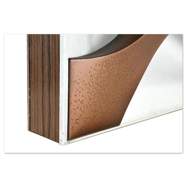 Metal Vintage Oyster Wall Lamp by Rolf Krüger For Sale - Image 7 of 8