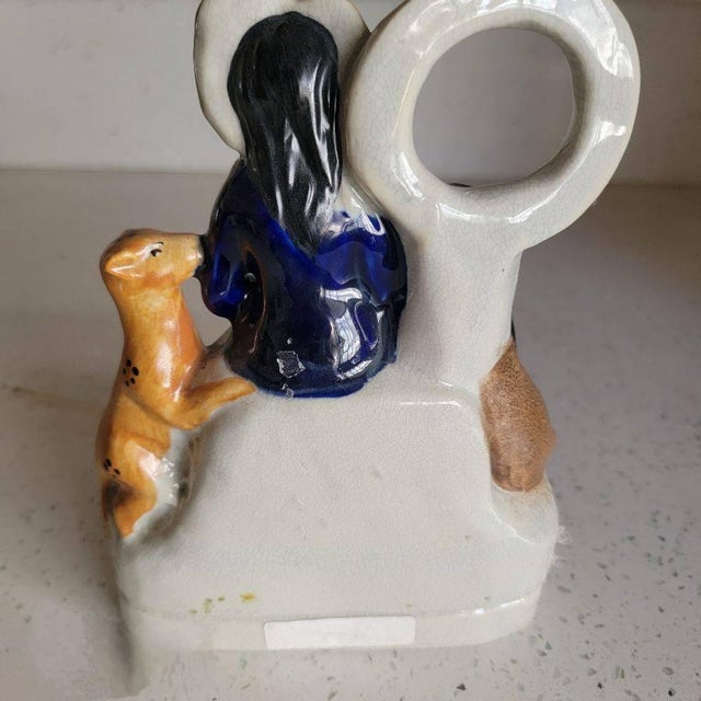 Late 19th Century Late 19th Century Staffordshire Flatback Figurine For Sale - Image 5 of 5