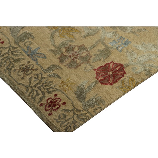 2010s Rug & Kilim’s Oversized Spanish Style Runner Rug With Floral Patterns “Bilbao” For Sale - Image 5 of 8