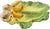Ceramic Vintage Kaldun & Bogle Zanzibar Majolica Monkey & Banana Leaf Platter, 10" For Sale - Image 7 of 14