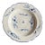 Antique 18th Century French Louis XV Chantilly Porcelain Soup Bowl or Plate in Blue and White Sprig, Circa 1760 For Sale
