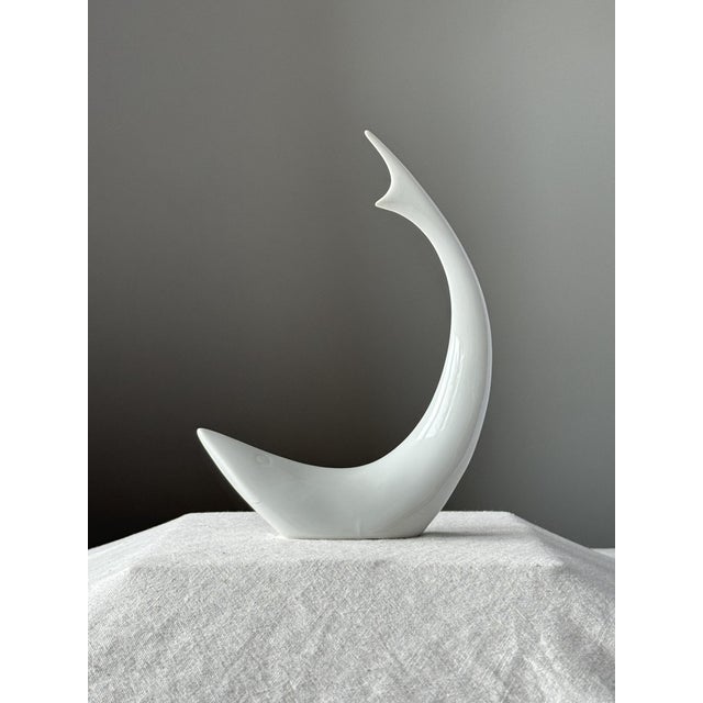 1960s Porcelain Shark from Lesov, 1960s For Sale - Image 5 of 6