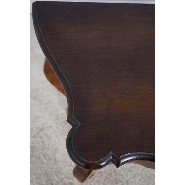 Baker Milling Road Continental Serpentine Console Table For Sale - Image 14 of 18