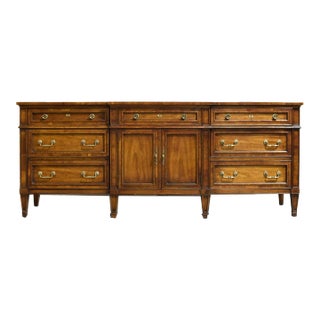 Mid Century Transitional Credenza Dresser by Drexel Heritage For Sale