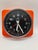 Vintage Space Age Plastic Orange Quartz Wall Clock from Meister Anker, 1970s For Sale - Image 6 of 6