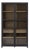 Four Hands - Black Stained Oak Glass Cabinet, Attributed For Sale