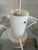 Vintage Pendant Lamp in Metal and Opaline, 1970s For Sale - Image 11 of 11