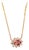 Natural Tourmaline Diamond Pendant Necklace 18" 14k YG 1.40 TCW Certified For Sale
