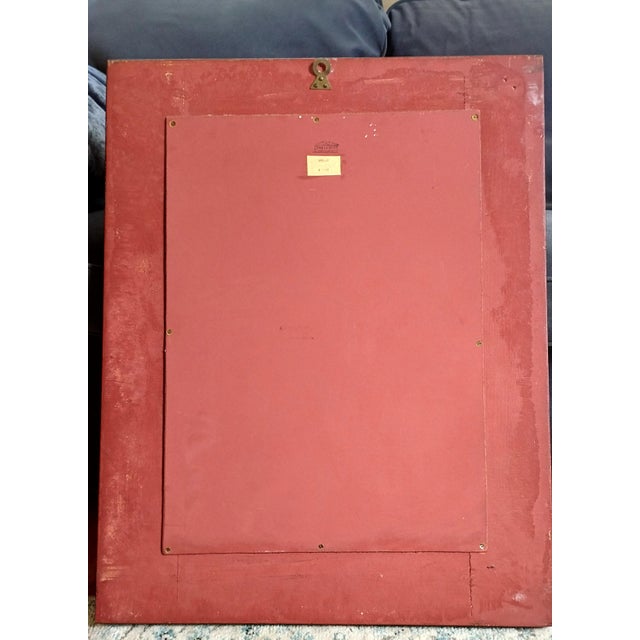 Wood Italian Palladio Style Mirror, 1960s For Sale - Image 7 of 12