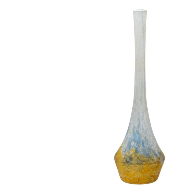 Crystal Vase by Jara Francois-Theodore Legras For Sale