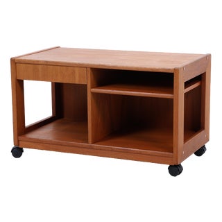 Vintage Teak Serving Trolley For Sale