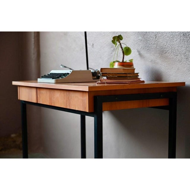 Vintage Modernist Minimalist Desk, 1960s For Sale - Image 3 of 15