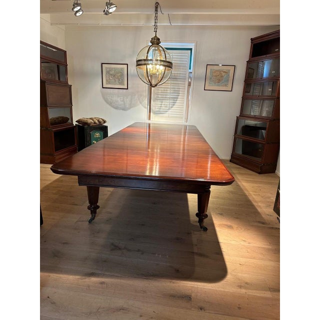 Large Antique Dining Table from Befos For Sale - Image 15 of 18