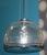 Silver Vintage Chrome and Glass Dome Ceiling Lamp from Hustadt Leuchten, 1970s For Sale - Image 8 of 12