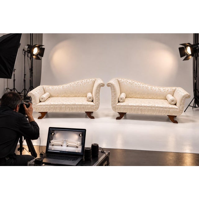 Mid 19th Century Biedermeier Chaise Lounge For Sale - Image 9 of 10