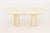 Karl Springer Attributed "Knife Edge" Goatskin Extending Dining Table For Sale In New York - Image 6 of 10