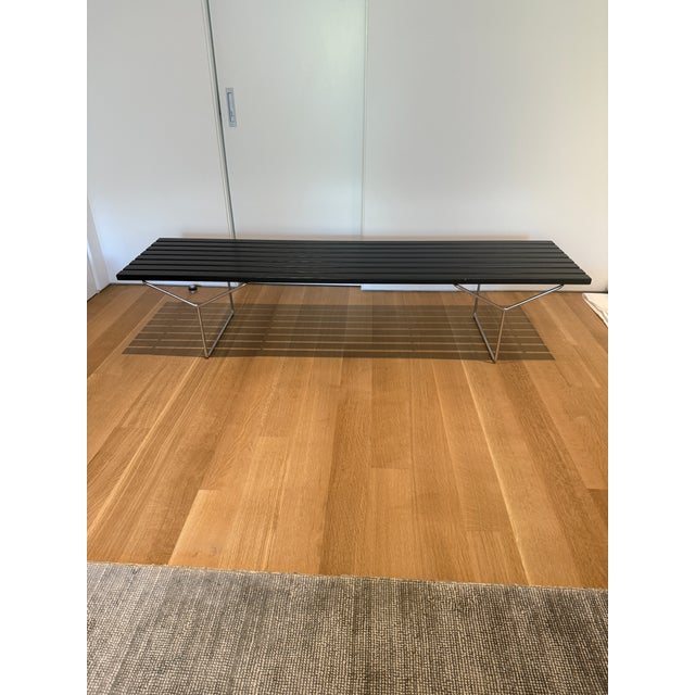 Wood Harry Bertoia Bench for Knoll For Sale - Image 7 of 8