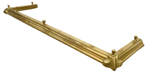 Large Victorian Brass Fender