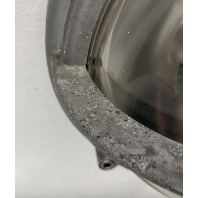 Silver Mid-Century Modern Danish Outdoor Skot Wall Lamp in Metal by Lauritz Knudsen for Louis Poulsen, 1960s For Sale - Image 8 of 18