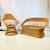 1970s 1970s Vintage Coastal Boho Chic Wicker Settee & Chair 2 Piece Set - After Adrian Pearsall. For Sale - Image 5 of 10