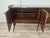 Mid-Century Mahogany Sideboard with Teal Glass and Compartments with Drawers, 1950s For Sale - Image 12 of 18