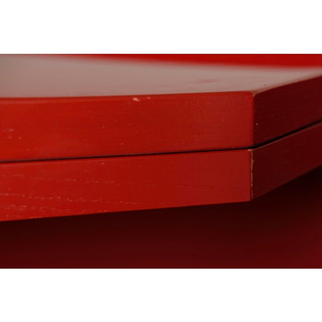 Red Bramante Red Lacquered Highboard by Kazuhide Takahama for Studio Simon, 1973 For Sale - Image 8 of 13