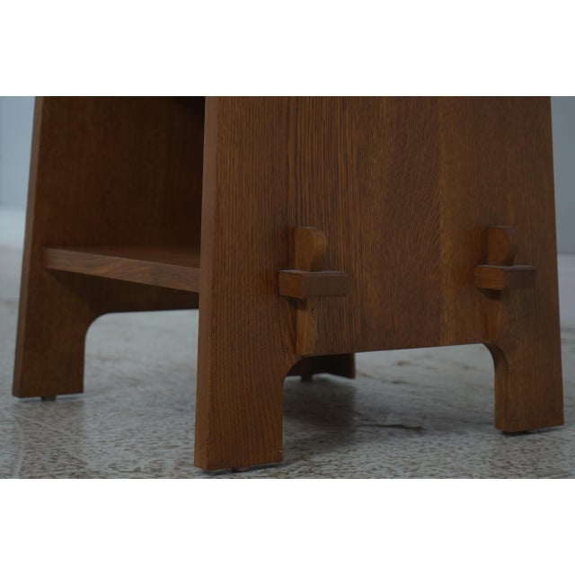 Stickley Roycroft Mission Oak Tall Bookcase For Sale In Philadelphia - Image 6 of 16