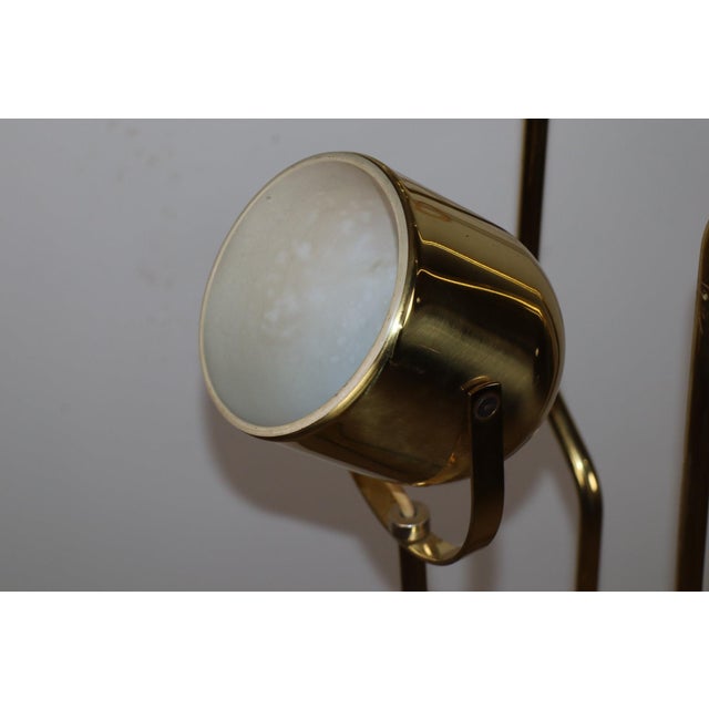 Metal Vintage Floor Lamp in Gilt Metal by Goffredo Reggiani, 1970s For Sale - Image 7 of 18