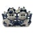 Vintage Delft Blue Hand-Painted Cow Couple Napkin Holder — Made in Holland For Sale