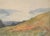 Serene watercolor by an unknown artist (20th Century), in the style of Elmer Wachtel (American, 1864 - 1929). This mid-...