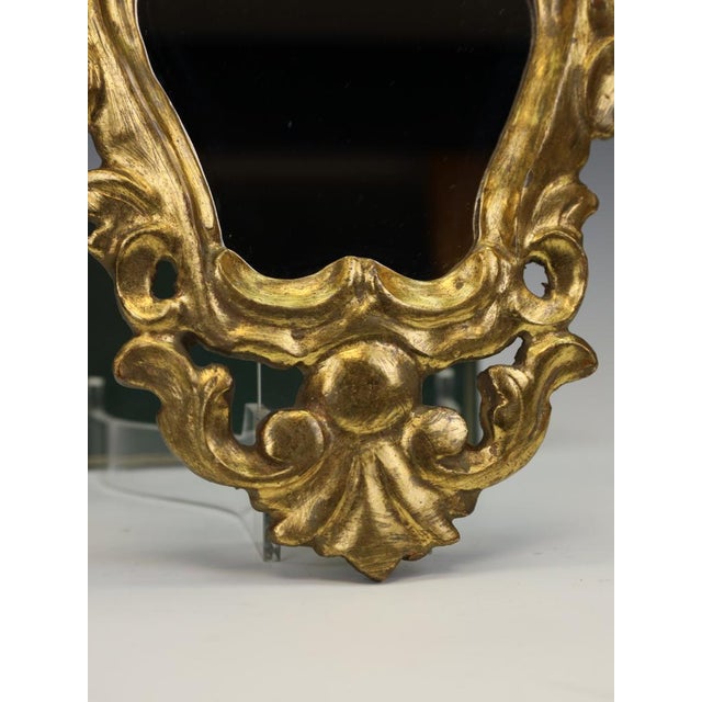 Gold Rococo French Giltwood Wall Mirror, 1870 For Sale - Image 8 of 13
