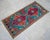 1970s Vintage Hand Knotted Turkish Small Rug Kitchen Mat Entry Decor 2x4 Ft Approx For Sale - Image 9 of 11