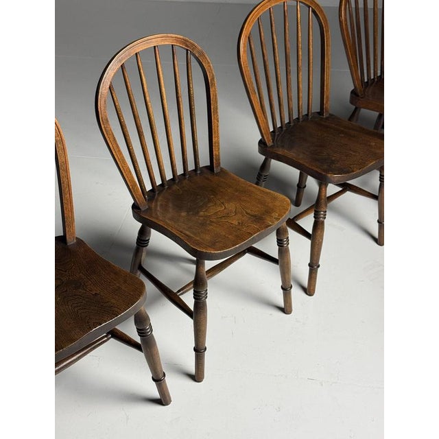 Windsor Chairs, 1960s, Set of 4 For Sale - Image 3 of 18