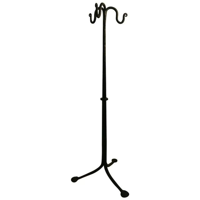 Hand Wrought Iron Fireplace Tool Stand For Sale - Image 10 of 10