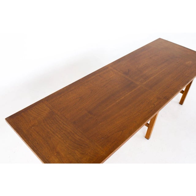 Paul McCobb for Lane Delineator Mid Century Walnut Coffee Table For Sale - Image 9 of 11