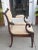 Antique 19c Regency Mahogany Arm Chair.