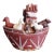 Vintage Peruvian Clay Noah’s Ark Sculpture For Sale