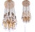 Cascading 36 Chandelier Swarovski Crystal Gilt Brass by Ernst Palme, 1960 For Sale - Image 15 of 16