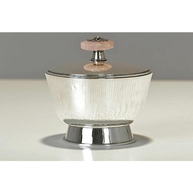 Hand-Crafted Silver Can, 1940s For Sale - Image 3 of 12